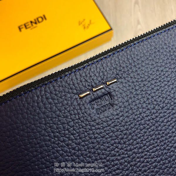 FENDI最新款手包 原單品質 進口小牛皮 小怪獸 芬迪手拿包 logo皮信封手包  fdz2119